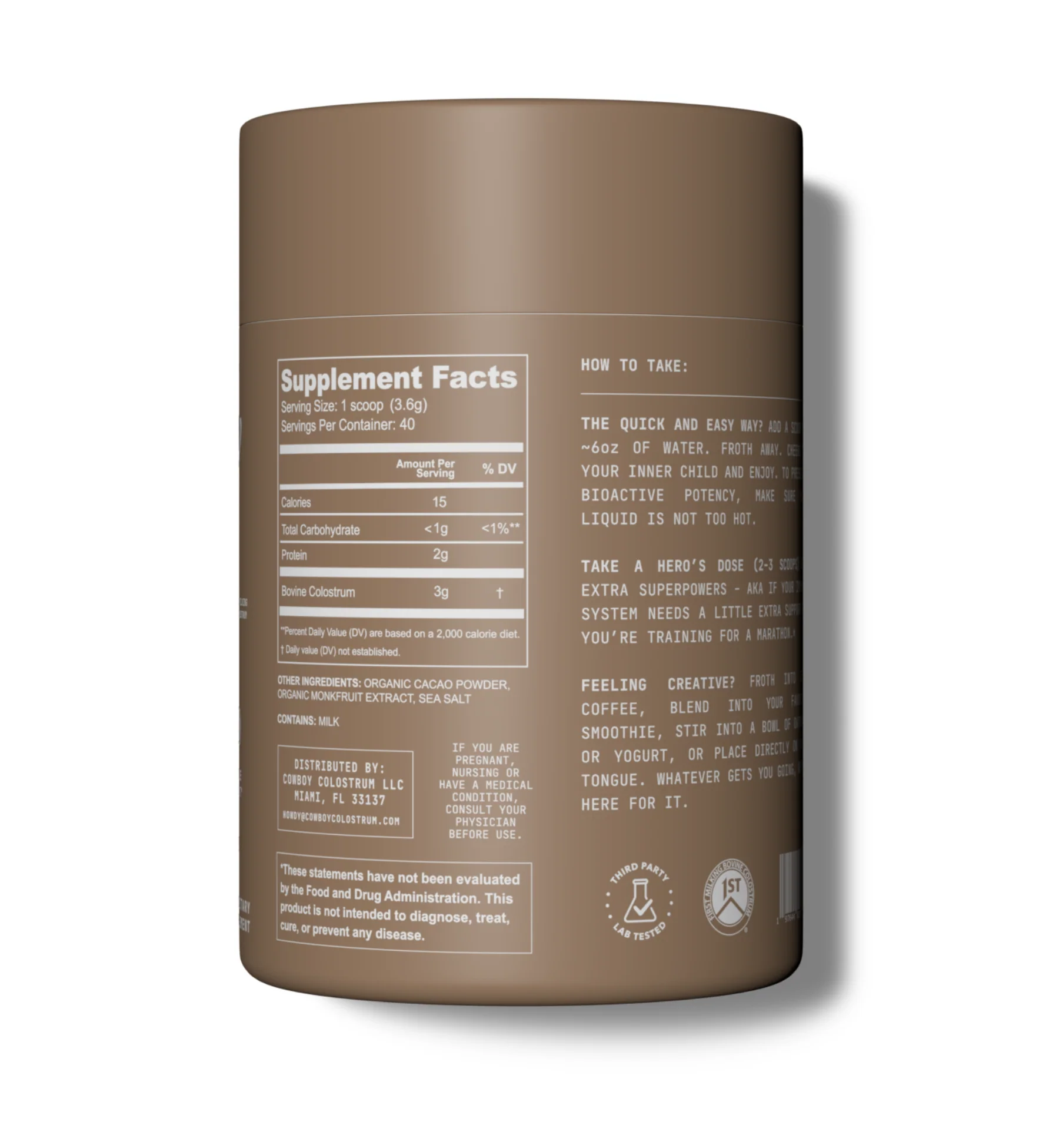 Chocolate, Unflavored + Vanilla Colostrum - Image 5