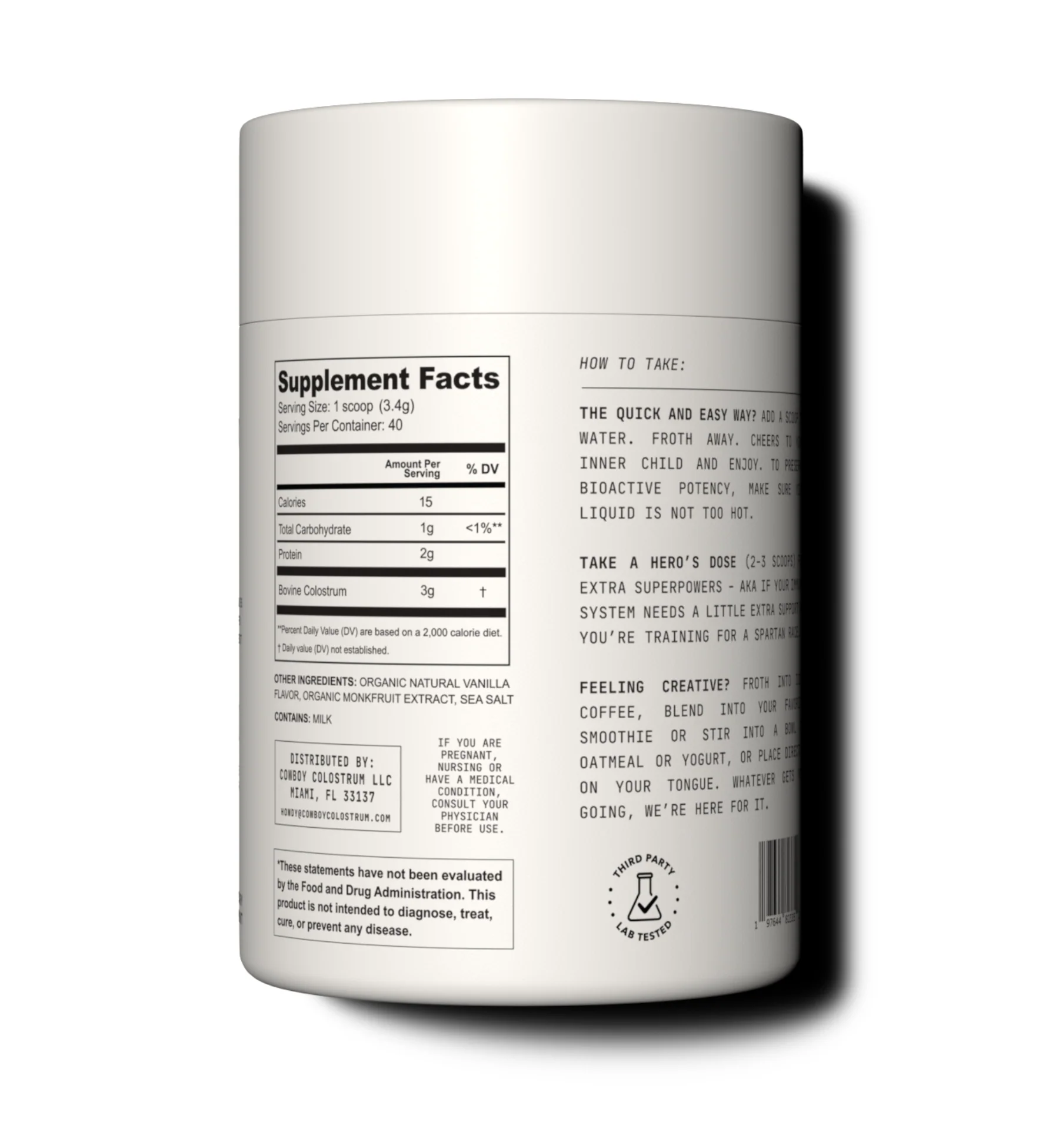 Chocolate, Unflavored + Vanilla Colostrum - Image 7